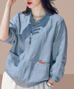 Women's UV Protection Short Jacket - Breathable Summer Outdoor Sunshade in Plus Size for 2025 Fashion