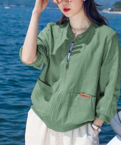 Women's UV Protection Short Jacket - Breathable Summer Outdoor Sunshade in Plus Size for 2025 Fashion