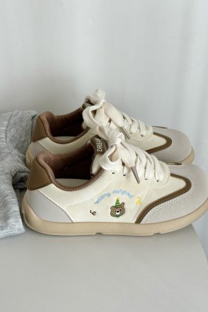 Women's Versatile Casual Sports Shoes - 2025 American-Style White Canvas Sneakers for Training and Everyday Wear