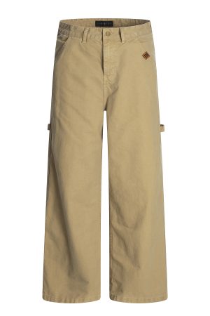 Women's Vintage Casual Tie Pants - American Vintage Design, Loose Straight Fit, Long Work Pants for Effortless Style