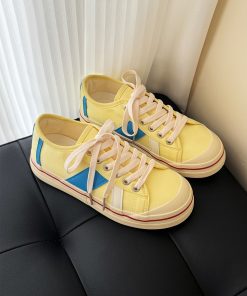 Women's Waterproof Breathable Canvas Sneakers - Summer 2025 White Shoes for Niche Style Enthusiasts