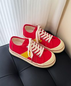 Women's Waterproof Breathable Canvas Sneakers - Summer 2025 White Shoes for Niche Style Enthusiasts