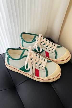 Women's Waterproof Breathable Canvas Sneakers - Summer 2025 White Shoes for Niche Style Enthusiasts