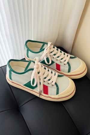 Women's Waterproof Breathable Canvas Sneakers - Summer 2025 White Shoes for Niche Style Enthusiasts