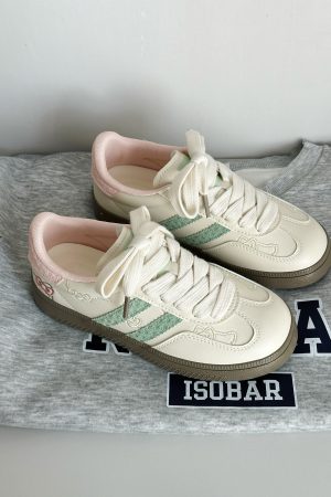Women's White Kitty Cat Sneakers - 2025 Spring Style, Versatile Niche Training Shoes, Cute Casual Footwear