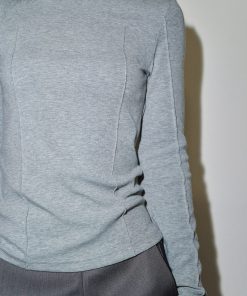 Women's White Long Sleeve Slim Fit T-Shirt - Casual Basic Top with Flattering Design for Effortless Style