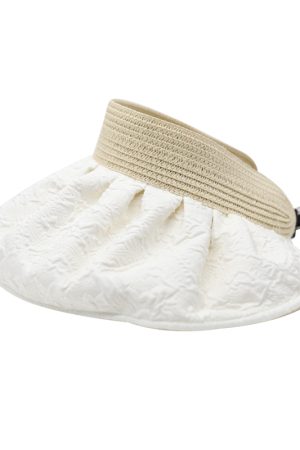 Women's Wide Brim Sun Hat, Open-Top UV Protection Beach Hat for Spring and Summer Outdoor Style