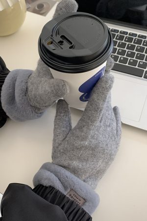 Women's Winter Touchscreen Gloves, Warm Fleece-Lined, Windproof Cold-Resistant Cycling Gloves for Outdoor Activities