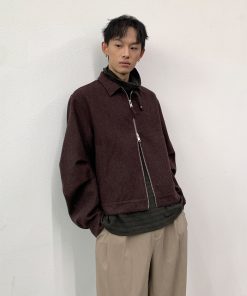 Wool Blend Short Work Jacket for Autumn and Winter, Stylish Layering Piece, Casual Chic, Versatile Outerwear