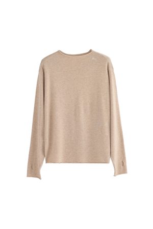 Wool Knit Rolled Hem Top - Casual Fall/Winter 2025 Fashion Essential - Cozy & Stylish for 90s & Y2K Inspired Looks