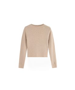 Wool Knit Rolled Hem Top - Casual Fall/Winter 2025 Fashion Essential - Cozy & Stylish for 90s & Y2K Inspired Looks
