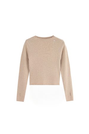 Wool Knit Rolled Hem Top - Casual Fall/Winter 2025 Fashion Essential - Cozy & Stylish for 90s & Y2K Inspired Looks