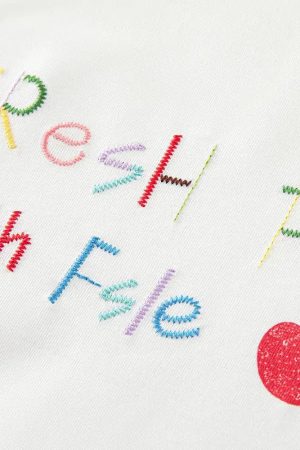 Work Outfits Women, Europe Fits Fall - Fresh Fruit Tee