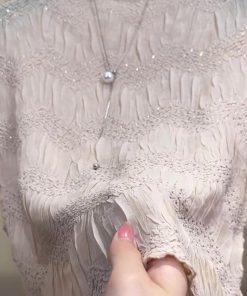 Wrinkle-Resistant Slimming Short-Sleeve Women's Top - Breathable Skin-Friendly Fabric for Effortless Style