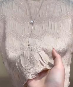 Wrinkle-Resistant Slimming Short-Sleeve Women's Top - Breathable Skin-Friendly Fabric for Effortless Style