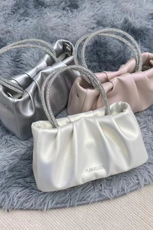 Wrinkled Cloud Bag for Women - 2025 Summer Style, Niche Design, Versatile Handbag, Trendy Chain Crossbody Bag