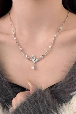 Y2K Choker Collarbone Chain for Women - Star Patchwork Plush Neck Chain, Autumn Winter Accessory for Sweet Cool Spicy Style
