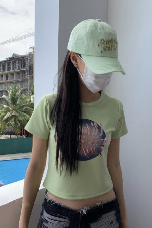 Y2K Cute Embroidered Soft Duckbill Baseball Cap - 2000s Korean Style Fashion Hat for Trendy Girls