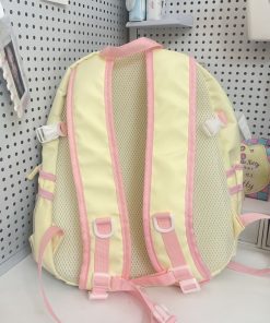 Y2K Cute Student Backpack - Stylish Commuter Bag for Millennial Girls - Niche Design for Trendy Fashion Lovers