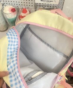 Y2K Cute Student Backpack - Stylish Commuter Bag for Millennial Girls - Niche Design for Trendy Fashion Lovers