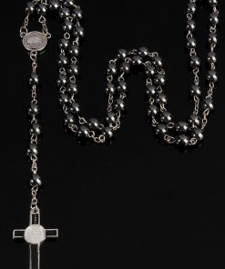 Y2K Gothic Cross Necklace Hoodie with Black Stone Chain - Sweet Cool Hot Girl Fashion Long Sweater Accessories