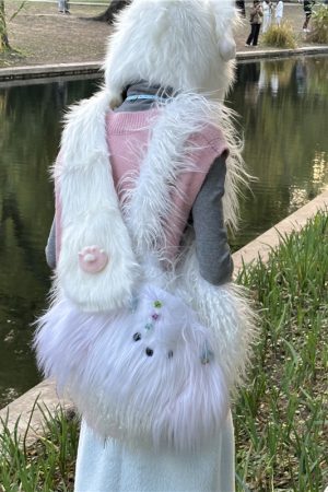 Y2K Inspired Warm Hat, Scarf, and Gloves Set for Autumn/Winter - Trendy Cozy Accessories for 2025 Fashion