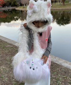 Y2K Inspired Warm Hat, Scarf, and Gloves Set for Autumn/Winter - Trendy Cozy Accessories for 2025 Fashion