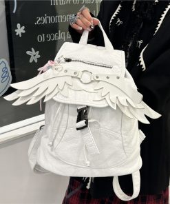 Y2K Large Capacity Commuter Backpack - Sunlight-Inspired Street Style Designer Bag for Laptops and Essentials