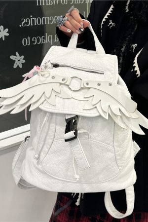 Y2K Large Capacity Commuter Backpack - Sunlight-Inspired Street Style Designer Bag for Laptops and Essentials