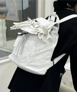 Y2K Large Capacity Commuter Backpack - Sunlight-Inspired Street Style Designer Bag for Laptops and Essentials