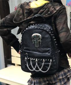 Y2K Large Capacity Commuter Backpack - Trendy Motorcycle Style and Niche Subculture Design