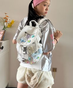 Y2K Large Capacity Laptop Backpack for Commuting and Outdoor Climbing - Sunlight Desire Inspired Design