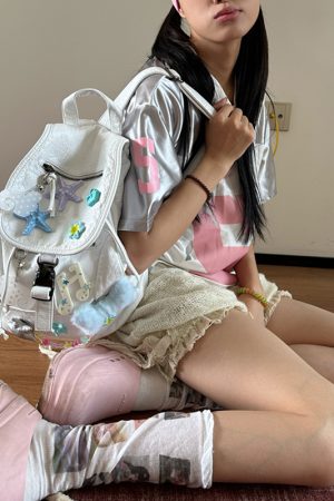 Y2K Large Capacity Laptop Backpack for Commuting and Outdoor Climbing - Sunlight Desire Inspired Design