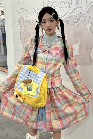 Y2K Macaron Plush Star Backpack, Niche Design Commuter Bookbag for Women, Trendy Student Bag, Cute Fashion Accessory