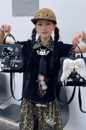 Y2K Mini Backpack with Wings - Cute Street Style, Versatile Small Backpack for Commuting and Everyday Use