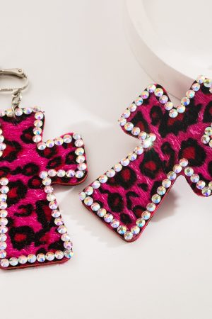 Y2K Retro Leopard Print Cross Choker Necklace - Sweet Spicy Girl Style Neck Ring Accessory