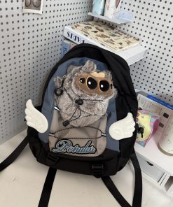 Y2K Spider Design Backpack - Trendy Small Hiking & School Bag for Millennial Style, Sweet and Cool Fashion Accessory