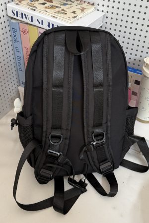 Y2K Spider Design Backpack - Trendy Small Hiking & School Bag for Millennial Style, Sweet and Cool Fashion Accessory