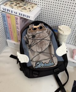 Y2K Spider Design Backpack - Trendy Small Hiking & School Bag for Millennial Style, Sweet and Cool Fashion Accessory