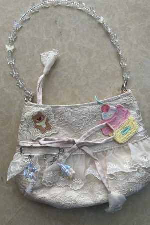 Y2K Vintage Underarm Bag - Trendy Street Style Spicy Girl Collection, Limited Stock, Millennial Niche Fashion Accessory