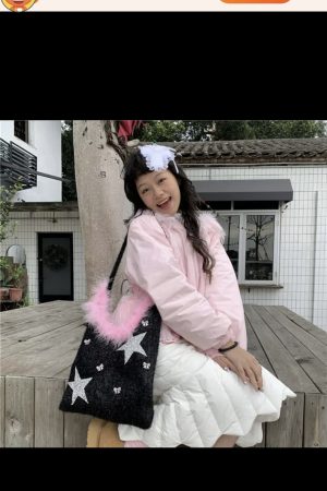 Y2K Vintage Underarm Bag - Trendy Street Style Spicy Girl Collection, Limited Stock, Millennial Niche Fashion Accessory