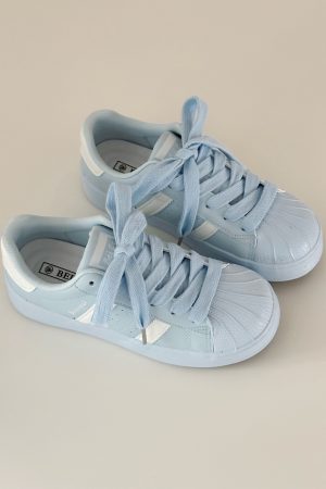 Yellow Thick-Soled Breathable Casual Sneakers for Women - Versatile Summer Shell Shoes, Trendy Little White Sneakers