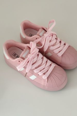 Yellow Thick-Soled Breathable Casual Sneakers for Women - Versatile Summer Shell Shoes, Trendy Little White Sneakers