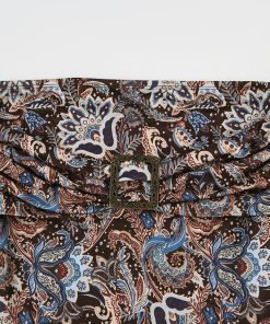 Zen-Style Vintage Metal Japanese Buckle Strapless Retro Distressed Print Waist-Cinching Top - Irregular Design, Y2K Fashion